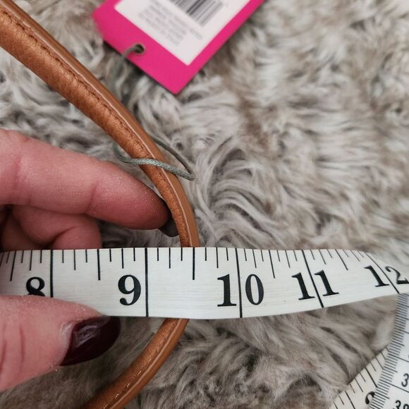 Vince Camuto Edena Tote Blue and Brown Leather and Denim Colorblocked Bag - Picture 14 of 16